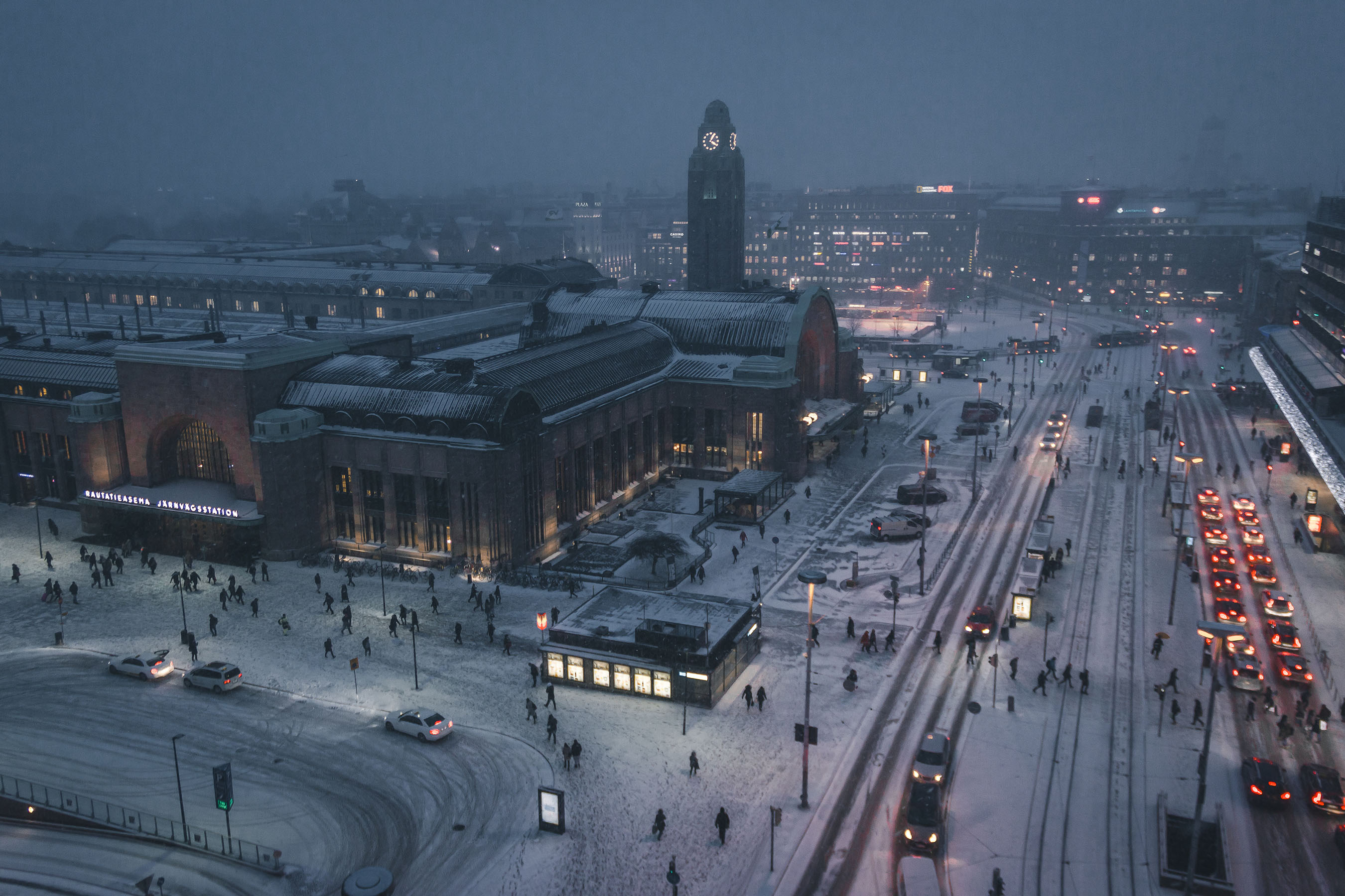 Rovaniemi to Helsinki by train